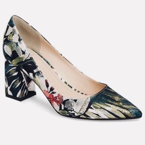 Marc Fisher Zala block heel pointed toe pumps